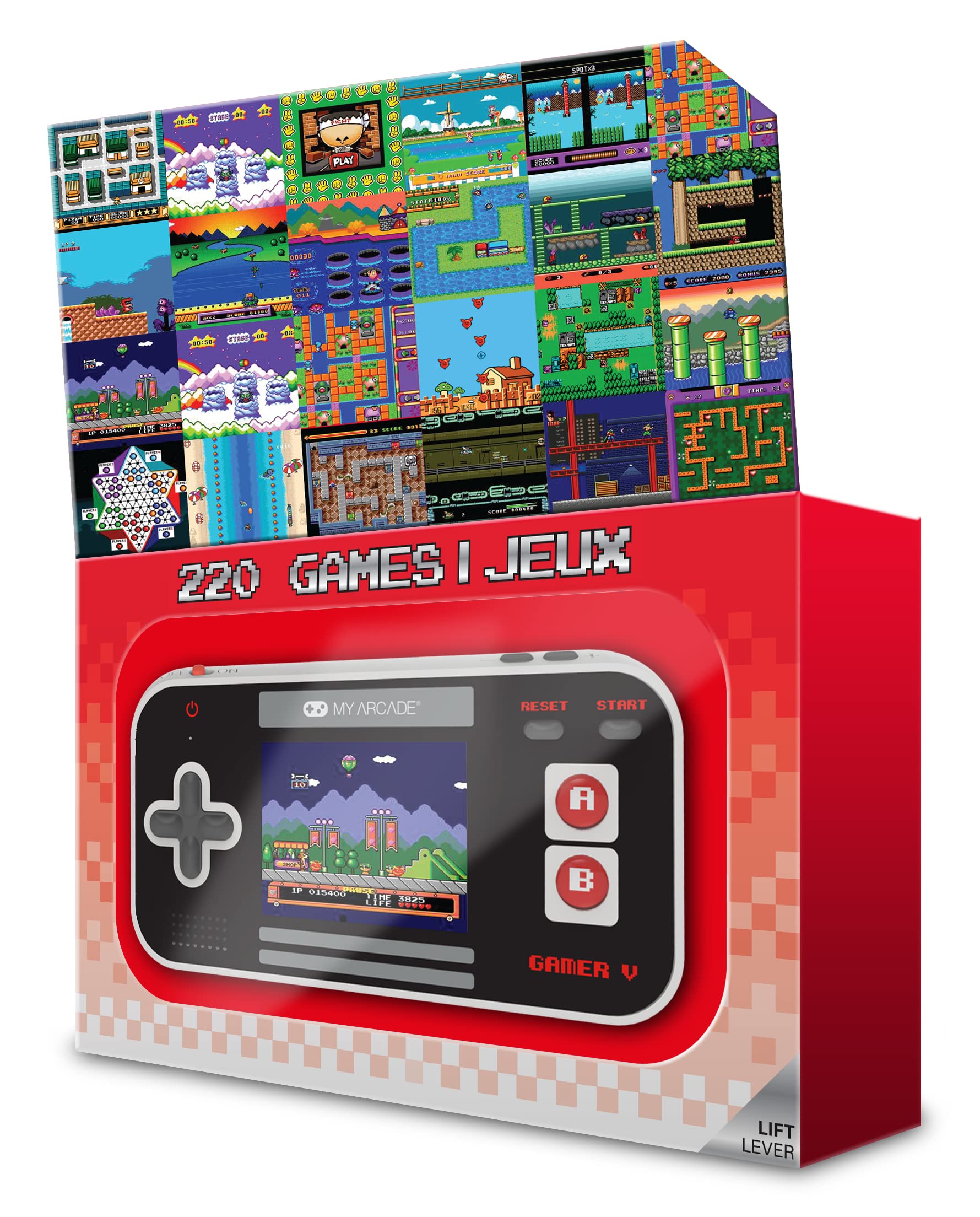 Gamer V Classic 220 En 1 Noir Gris Rouge Gamer V Classic 220 En 1 Noir Gris Rouge